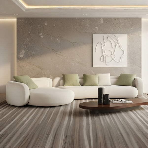 Aria Arc Cloud Cushion Corner L-Shape Sofa Stylish Setup | Custom Made Direct from Manufacturer