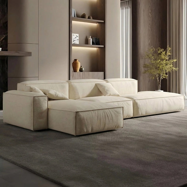 Portofino Lounge Fabric Sofa for Modern Living Room