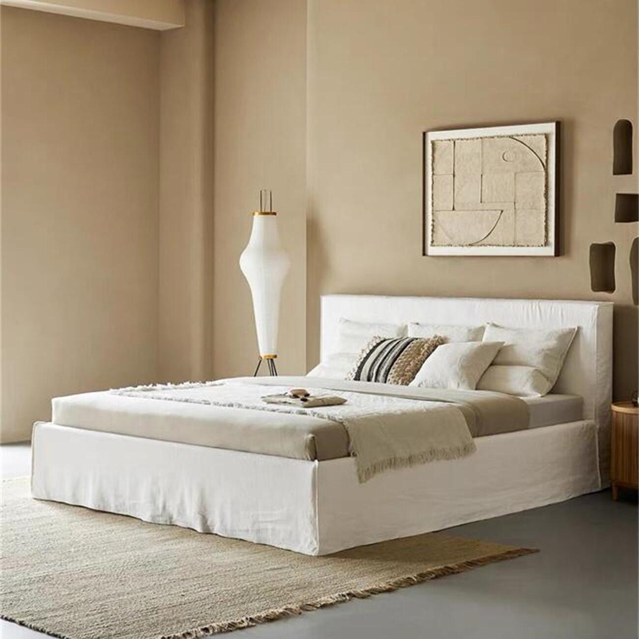 Serena Linen Cotton Bed for Bedroom