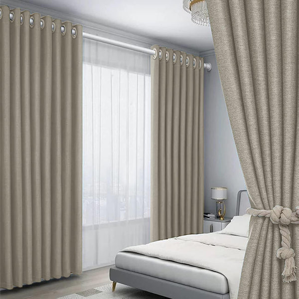 Aurora Drapes Blackout Curtains with Eyelet Grommet