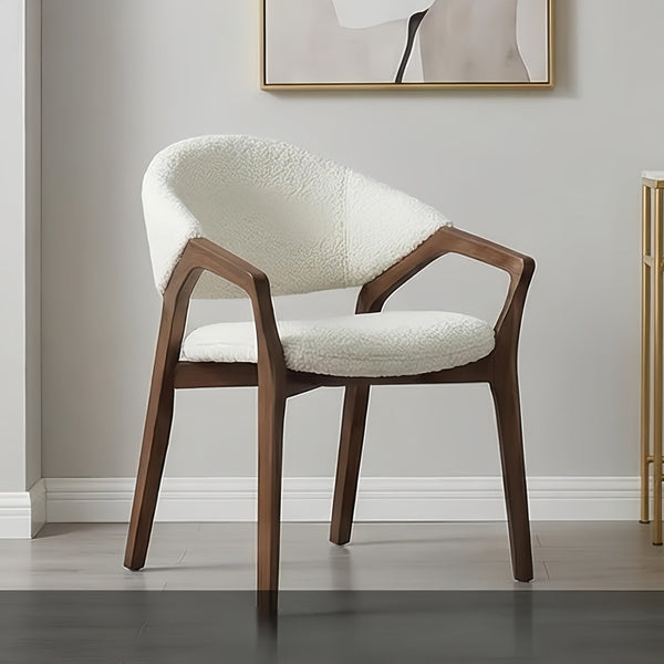 Somuch Living Arc Sherpa Chair White Artistic Bengaluru