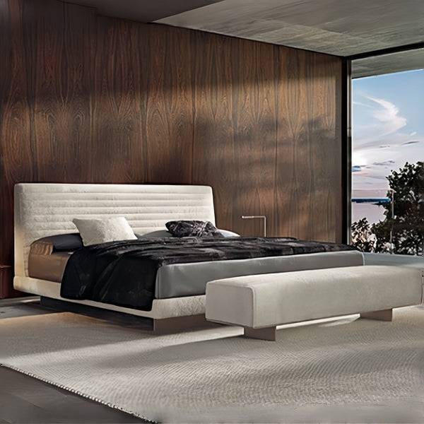 Fabric Eco-Friendly Bed Frame for Bedroom