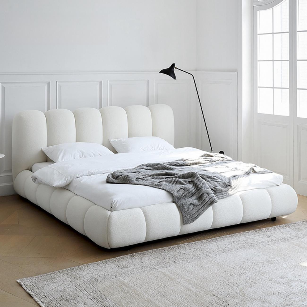 Sherpa Storage Bed Cloud Cylinder Headboard