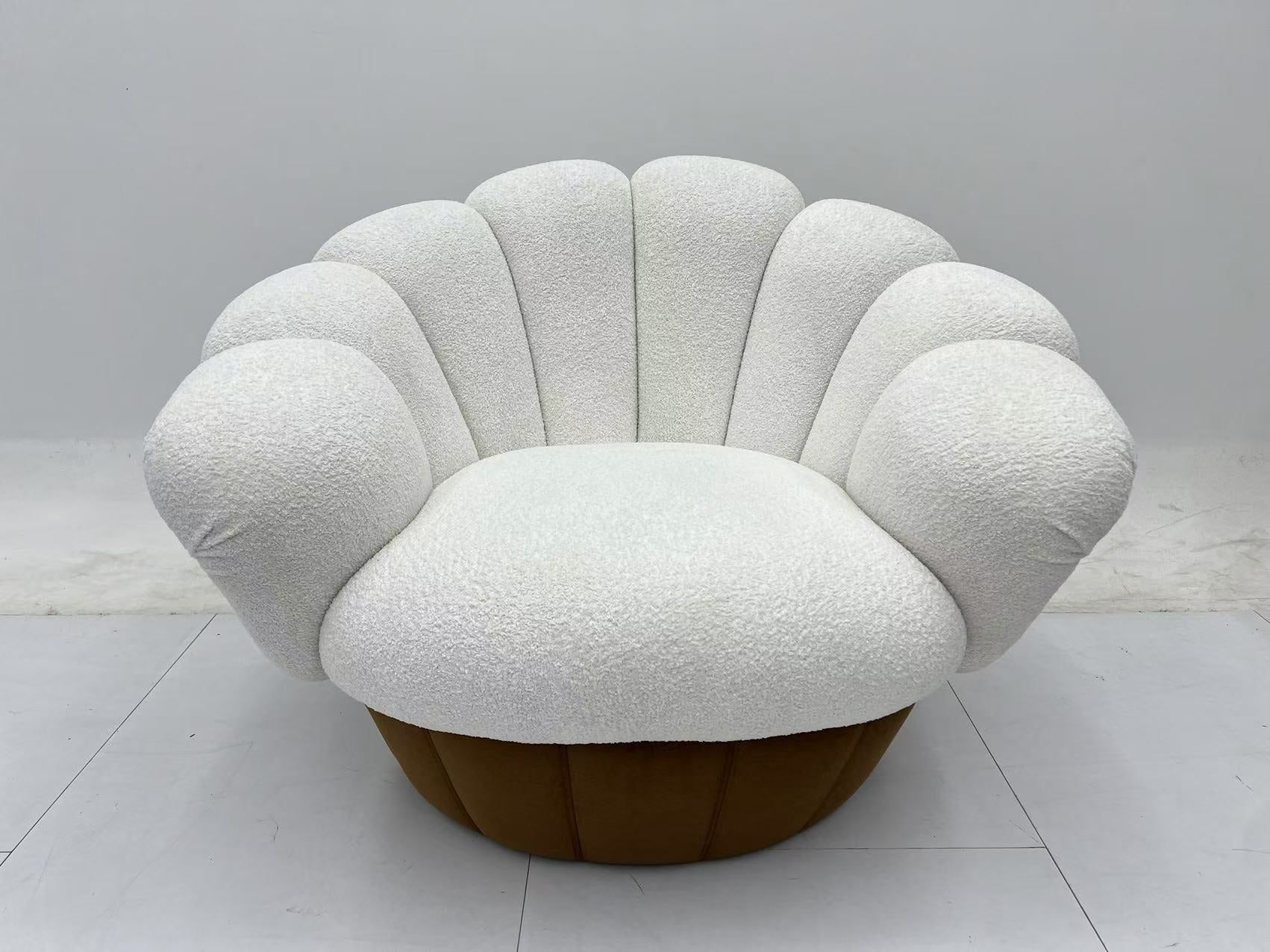 Guscio Cloud Cream Modern Chair for Living Room | Custom Made Direct From Manufacturer