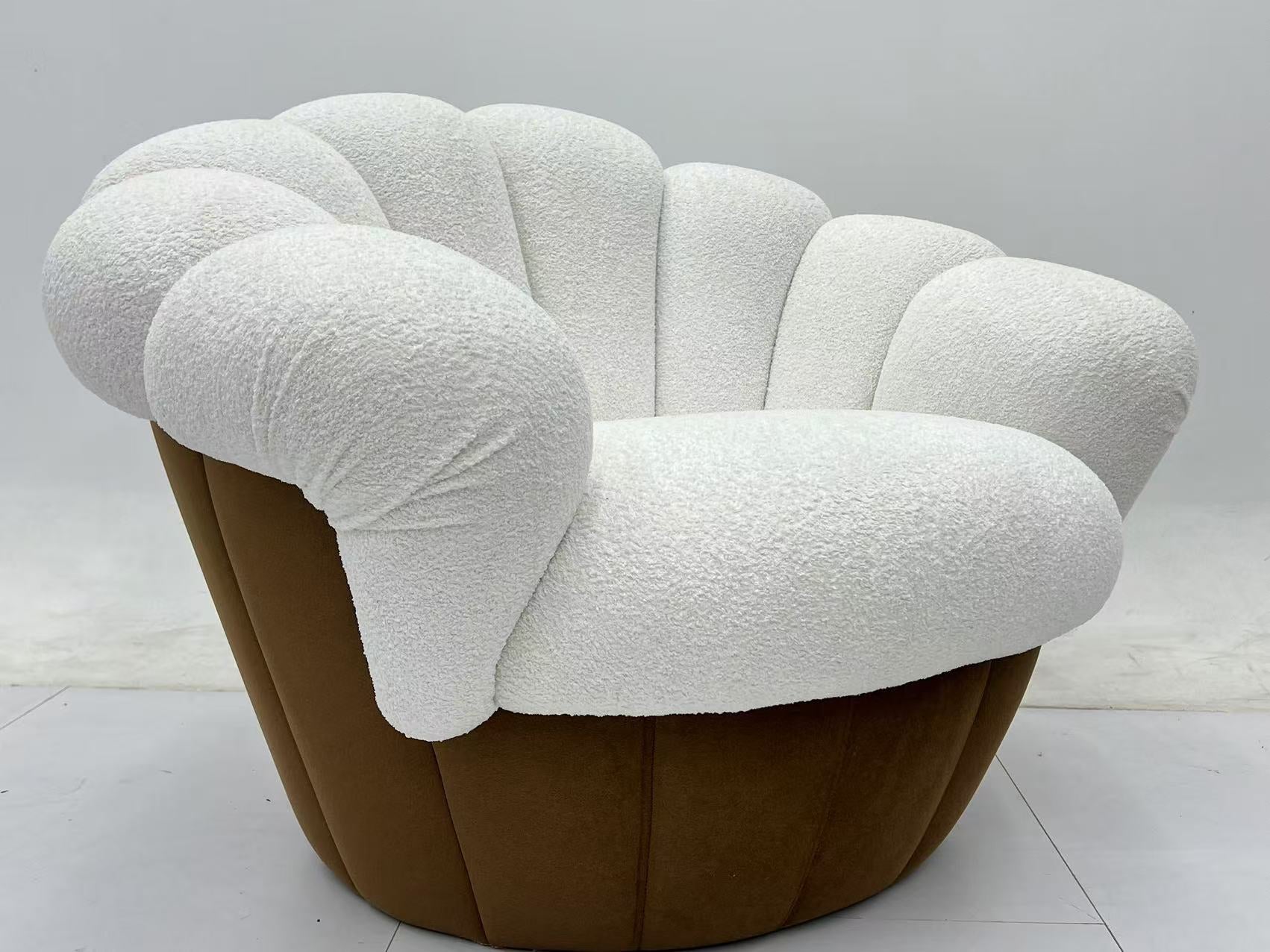 Guscio Cloud Cream Modern Chair for Living Room | Custom Made Direct From Manufacturer