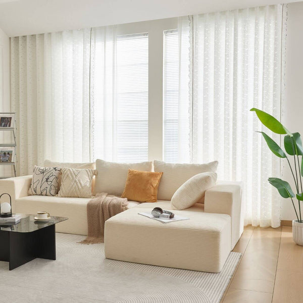 White Lace Sheer Curtains Rod Pocket Voile Drapes Living Room Bengaluru