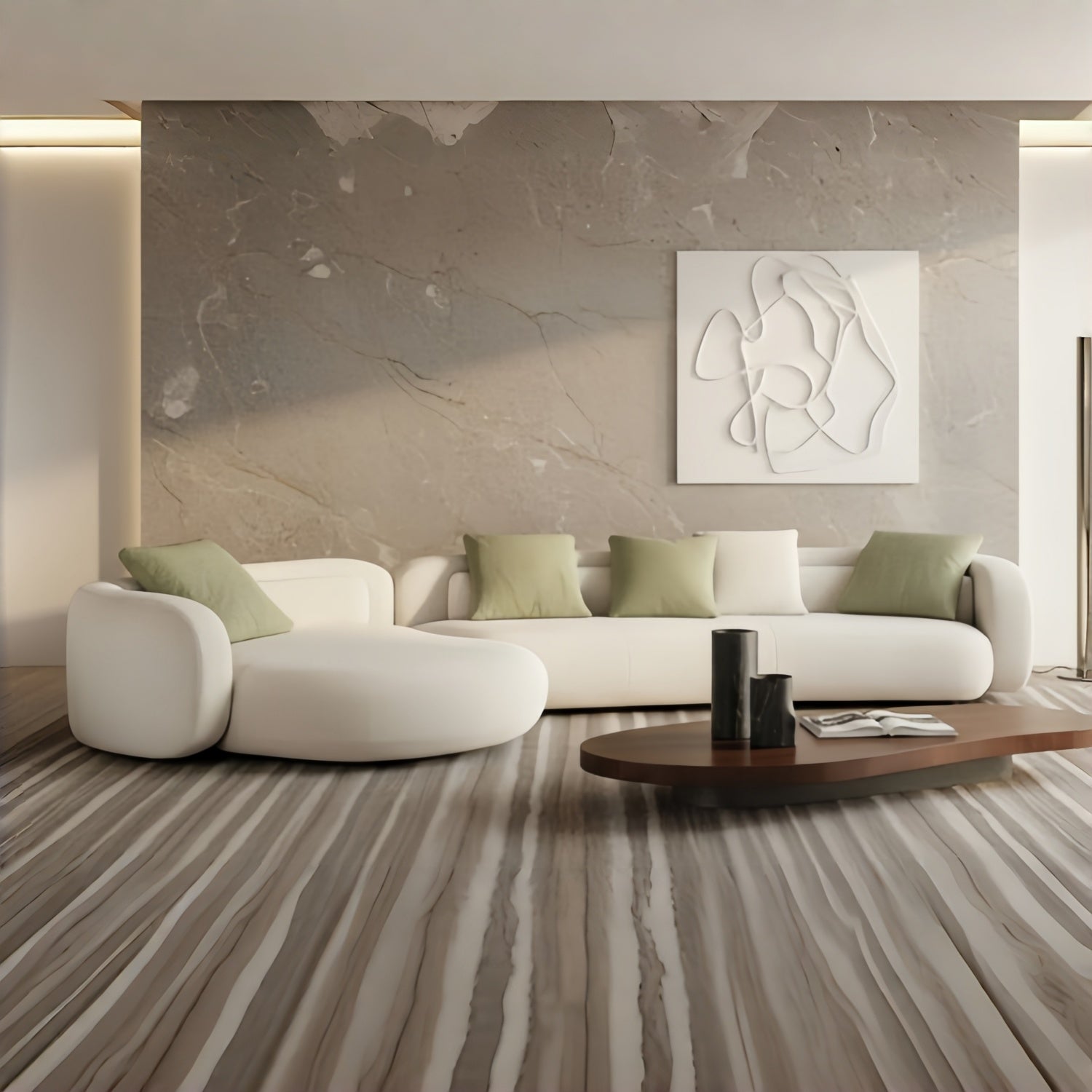 Aria Arc Cloud Cushion Corner L-Shape Sofa