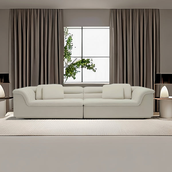 Cavil Cloud Fleece Modular Sofa For Living Room | Custom Made Direct from Manufacturer