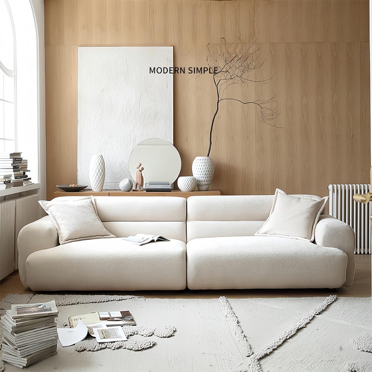Cloud Fleece Large Sofa Set for Living Room