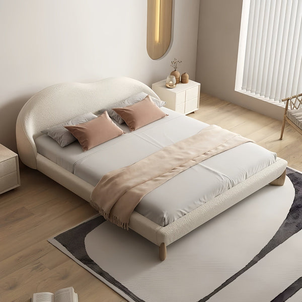 Aveo Without Storage Upholstered Bed For Bedroom | Custom Made Direct From Manufacturer