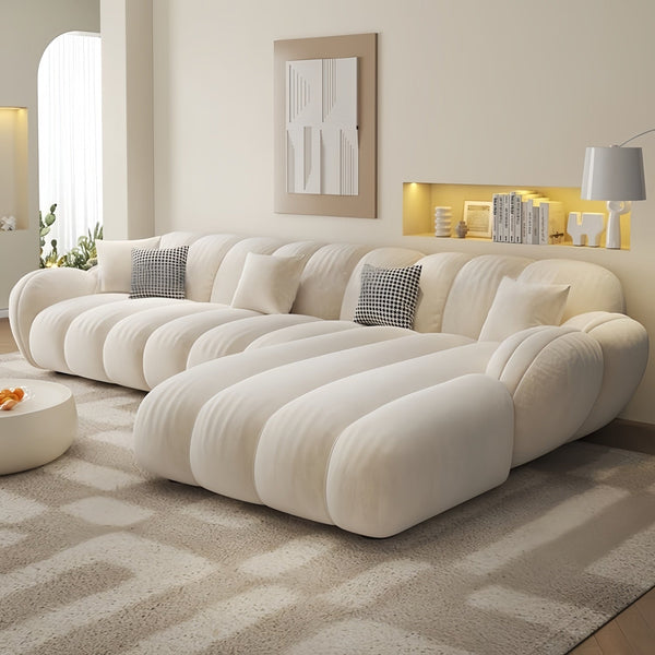 Bellagio Lounge Cloud Extended L-Shape Sofa for Living Room | Custom Made Direct from Manufacturer