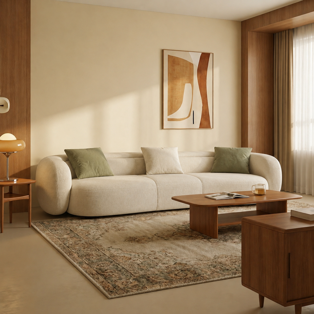 Aria Arc L-Shape  Corner Sofa
