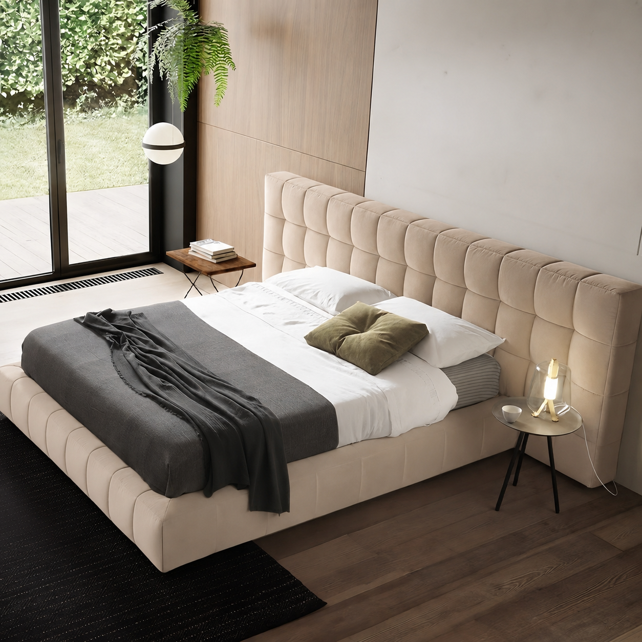 Eudald Upholstered Bed