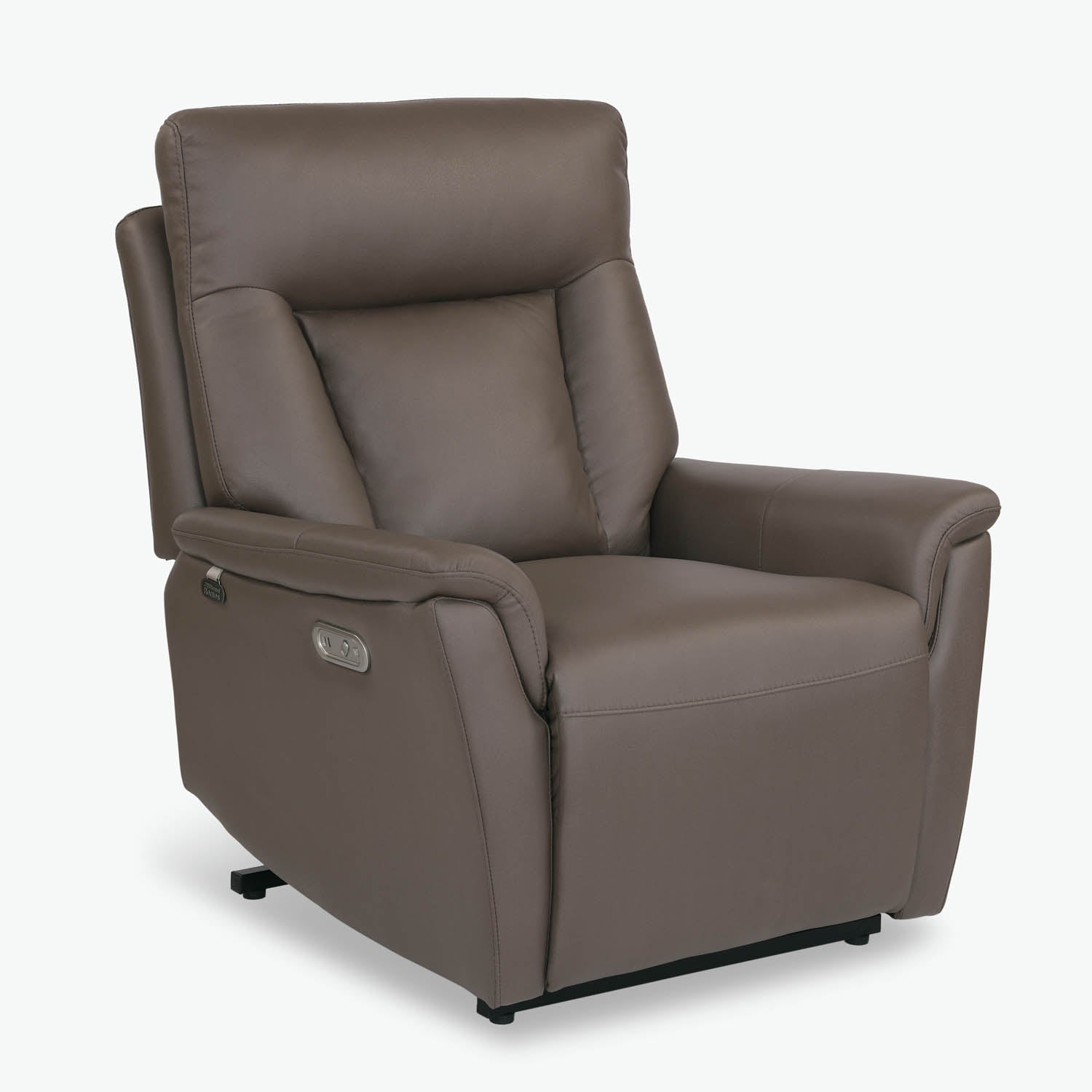Credal 1 Seater Electric Rocker Recliner Sofa- Brown Alt View 3
