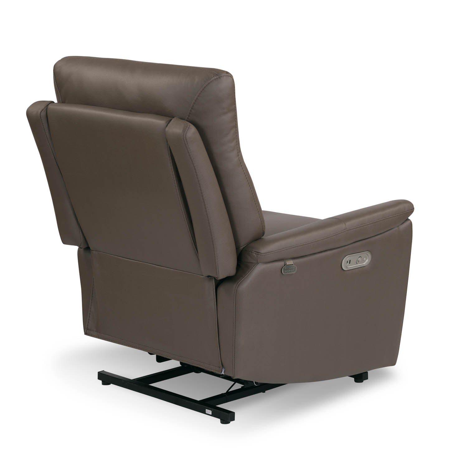 Credal 1 Seater Electric Rocker Recliner Sofa- Brown Alt View 6