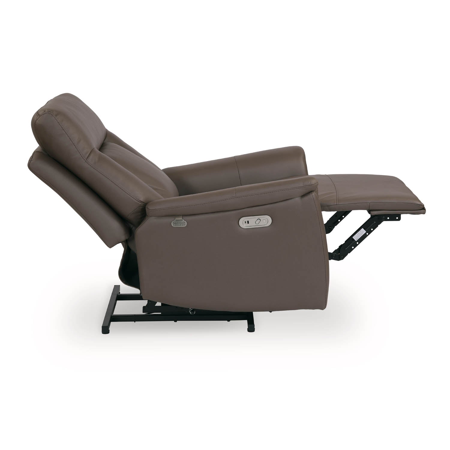Credal 1 Seater Electric Rocker Recliner Sofa- Brown Alt View 5