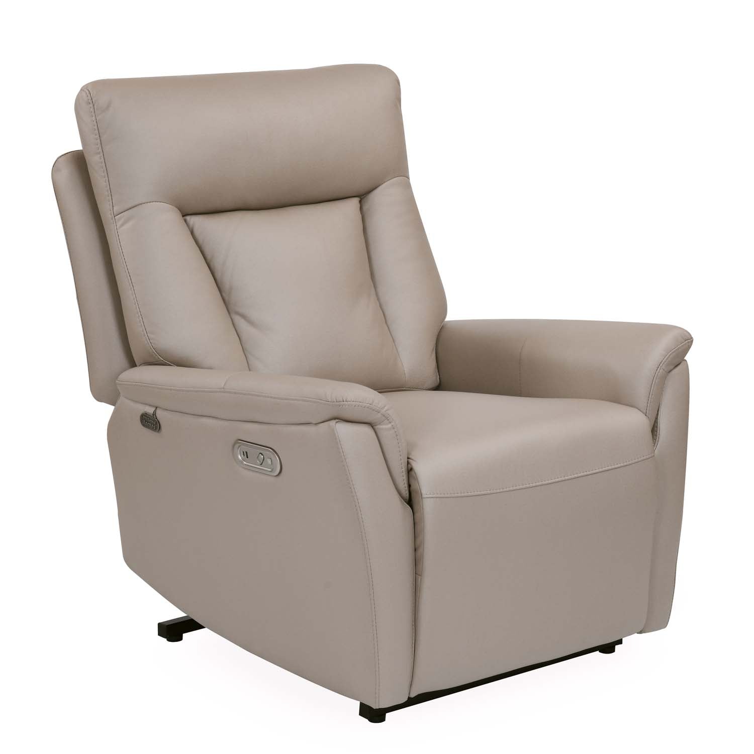 Credal 1 Seater Electric Rocker Recliner Sofa- Mocha Alt View 4