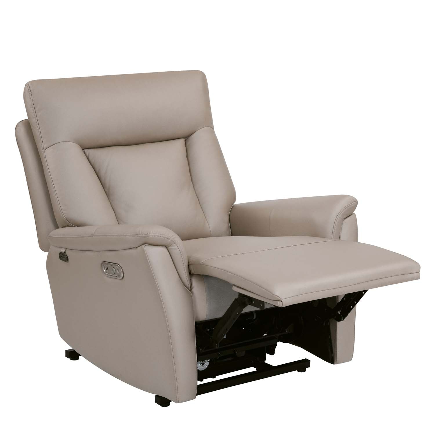 Credal 1 Seater Electric Rocker Recliner Sofa- Mocha Alt View 5