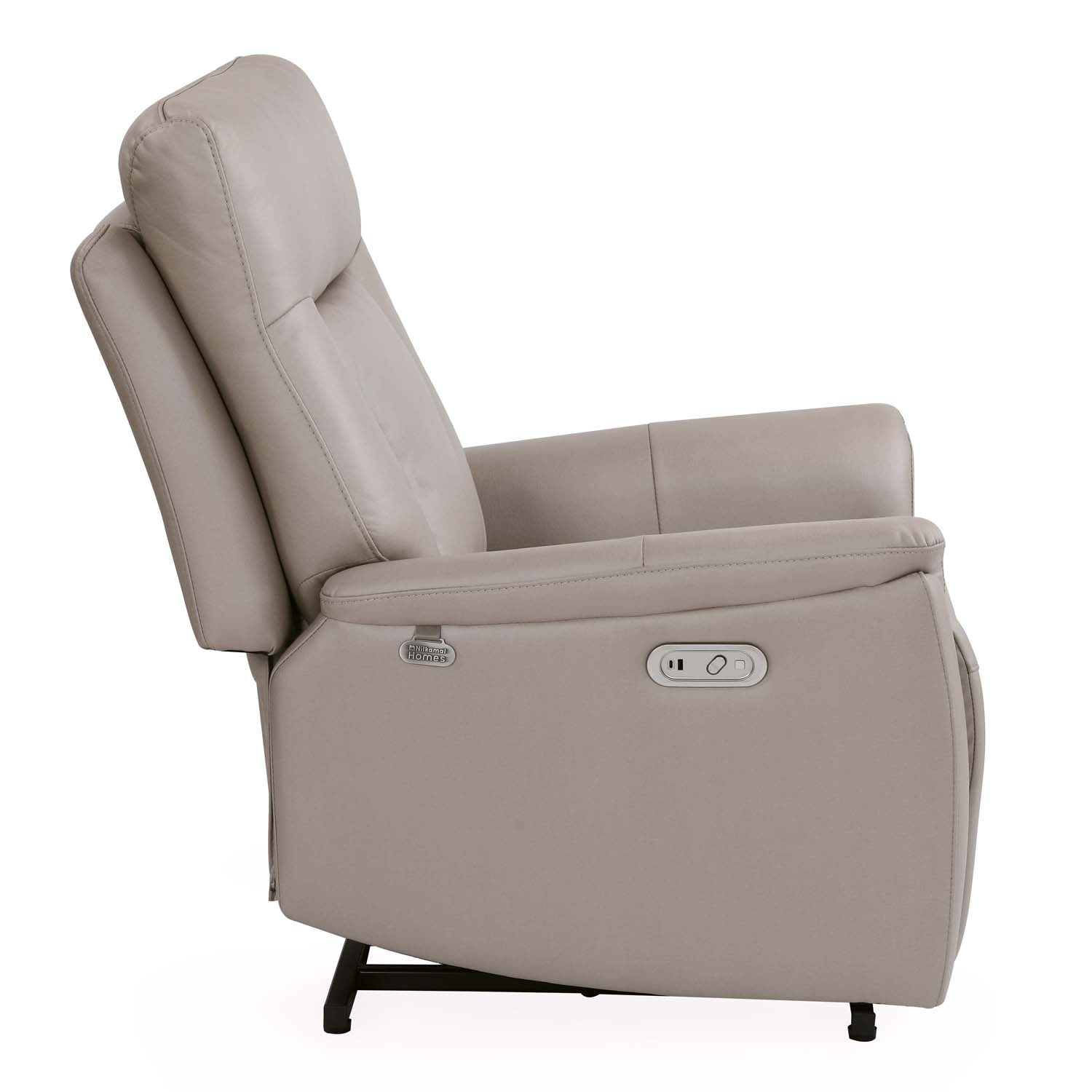 Credal 1 Seater Electric Rocker Recliner Sofa- Mocha Alt View 8