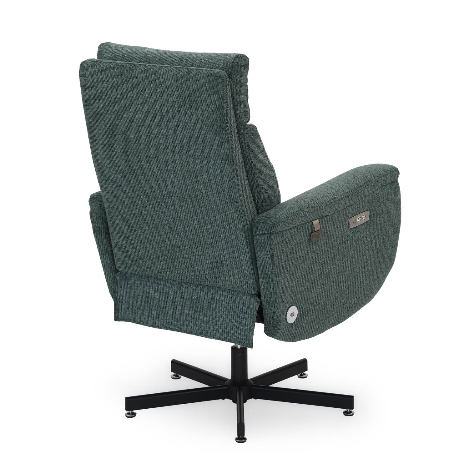 Regno 1 Seater 360-Degree Swivel Electric Recliner - Green Alt View 13
