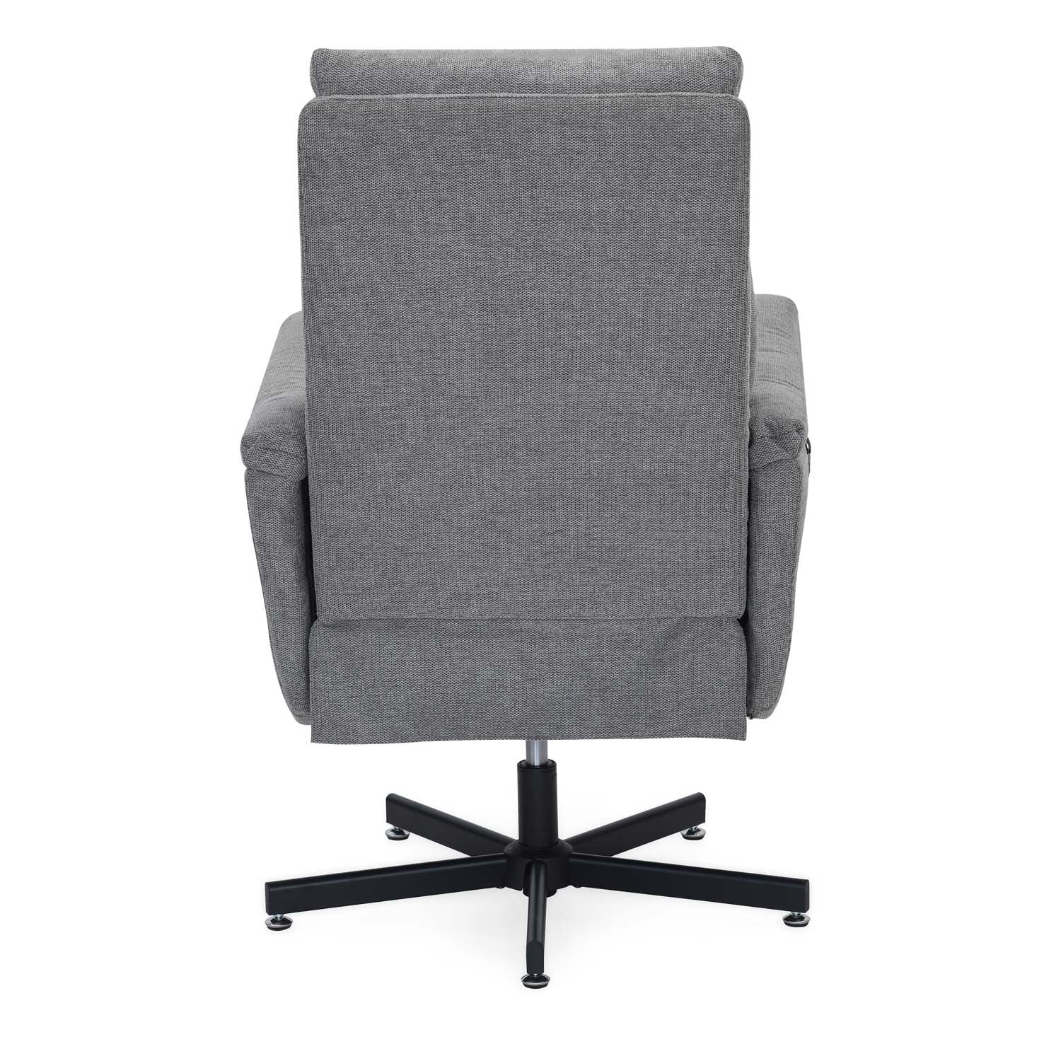 Regno 1 Seater 360-Degree Swivel Electric Recliner - Grey Alt View 12