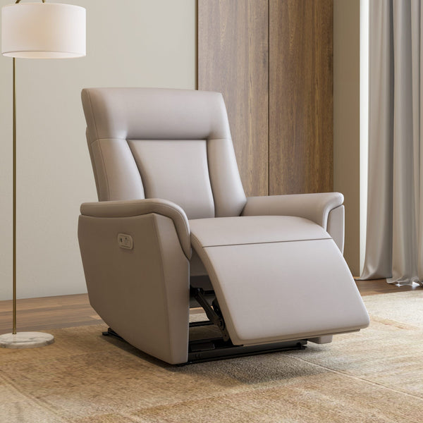Credal 1 Seater Electric Rocker Recliner Sofa- Mocha Primary View