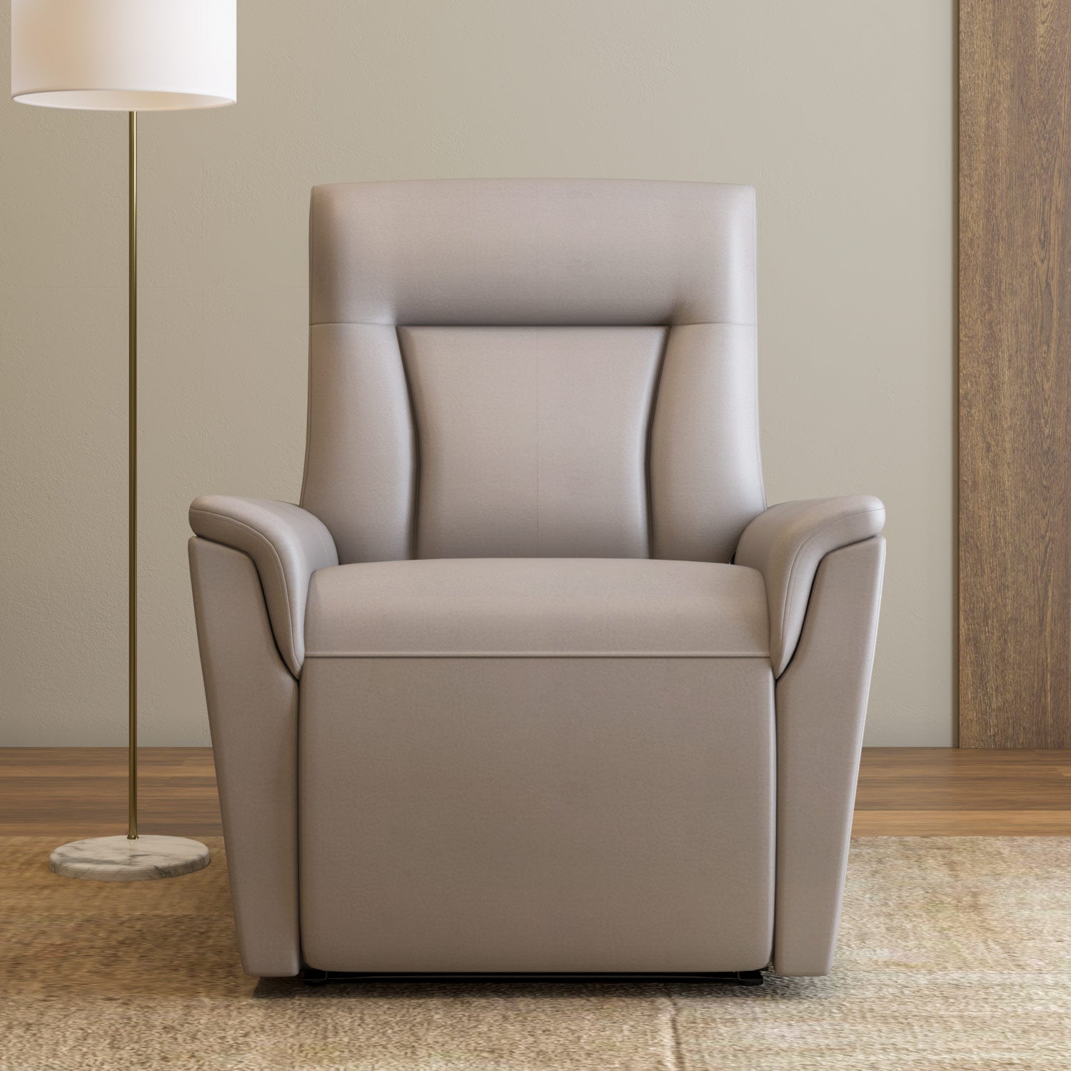 Credal 1 Seater Electric Rocker Recliner Sofa- Mocha Alt View 1