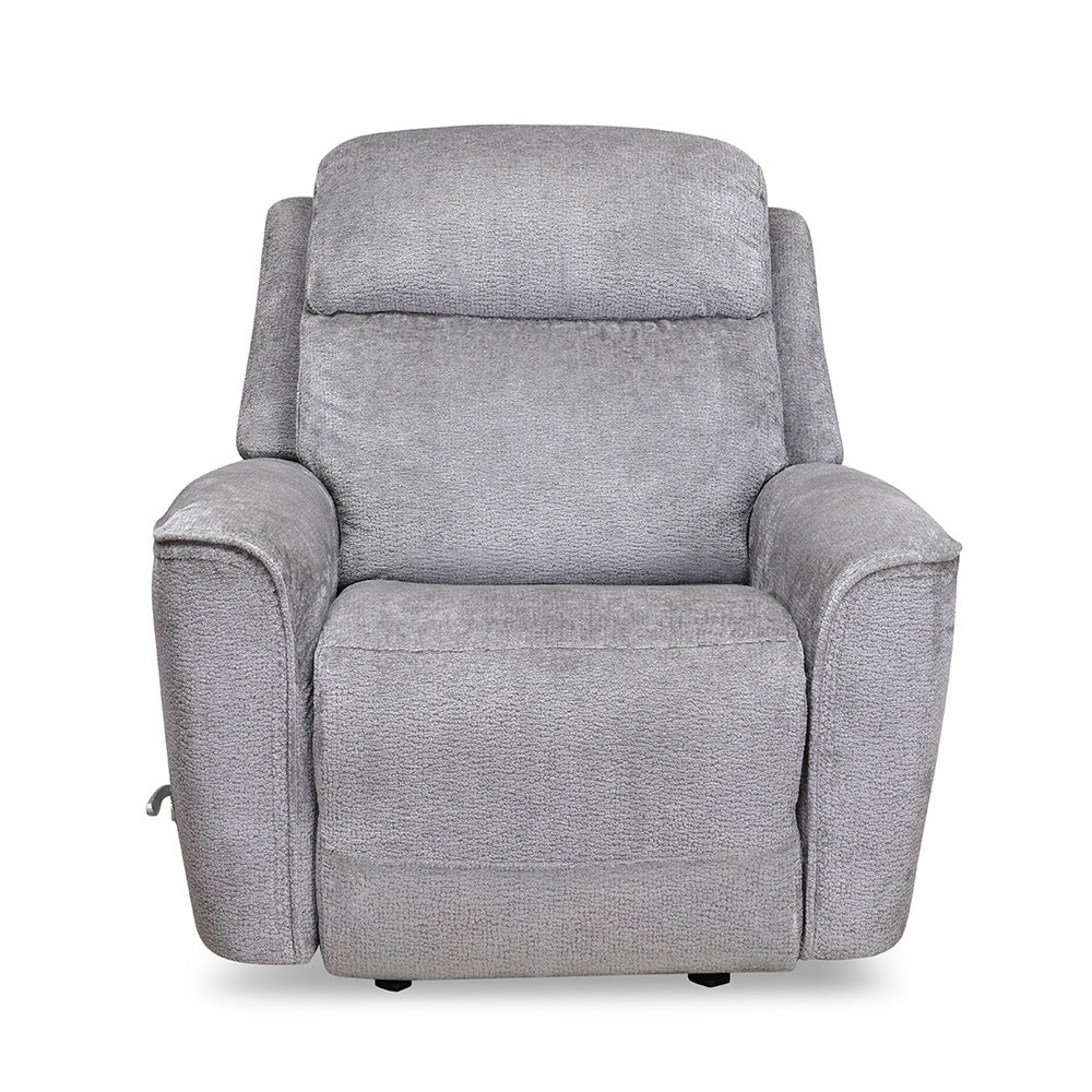 Favian 1 Seater Rocker Recliner Sofa- Grey Alt View 4