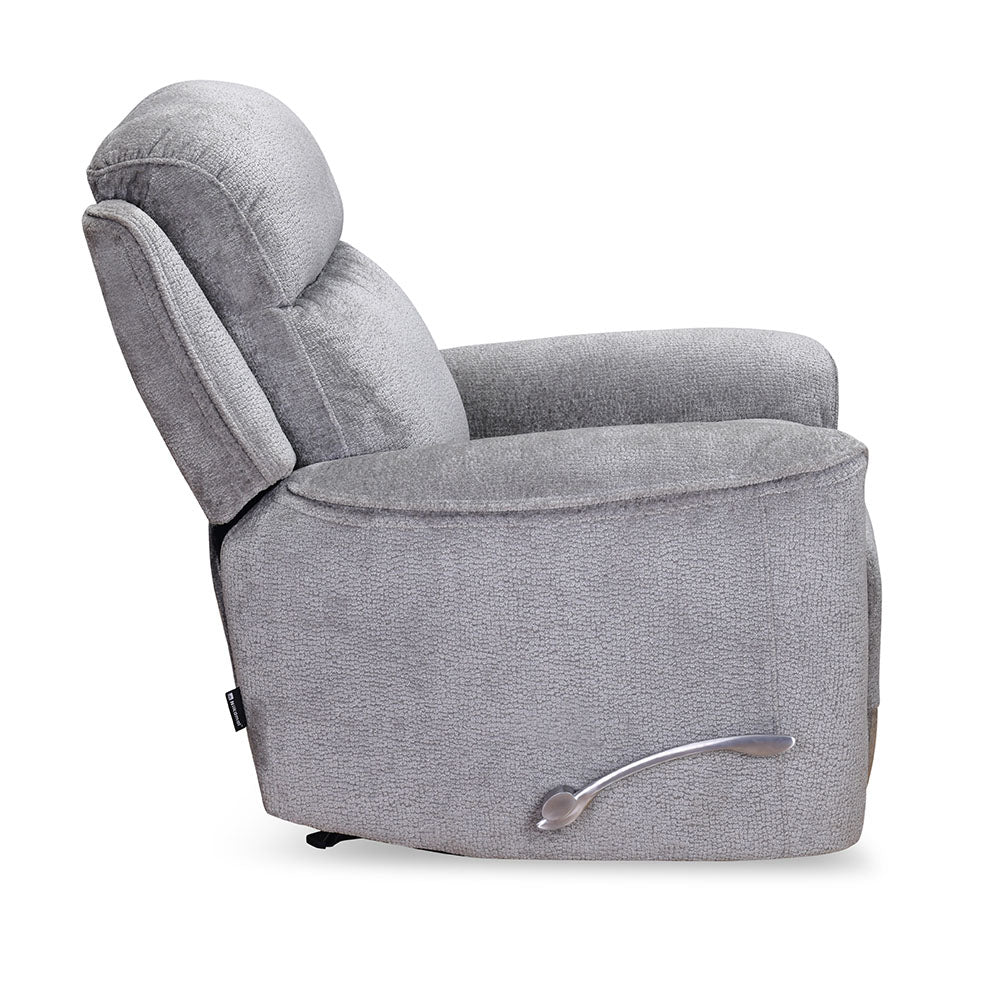 Favian 1 Seater Rocker Recliner Sofa- Grey Alt View 10