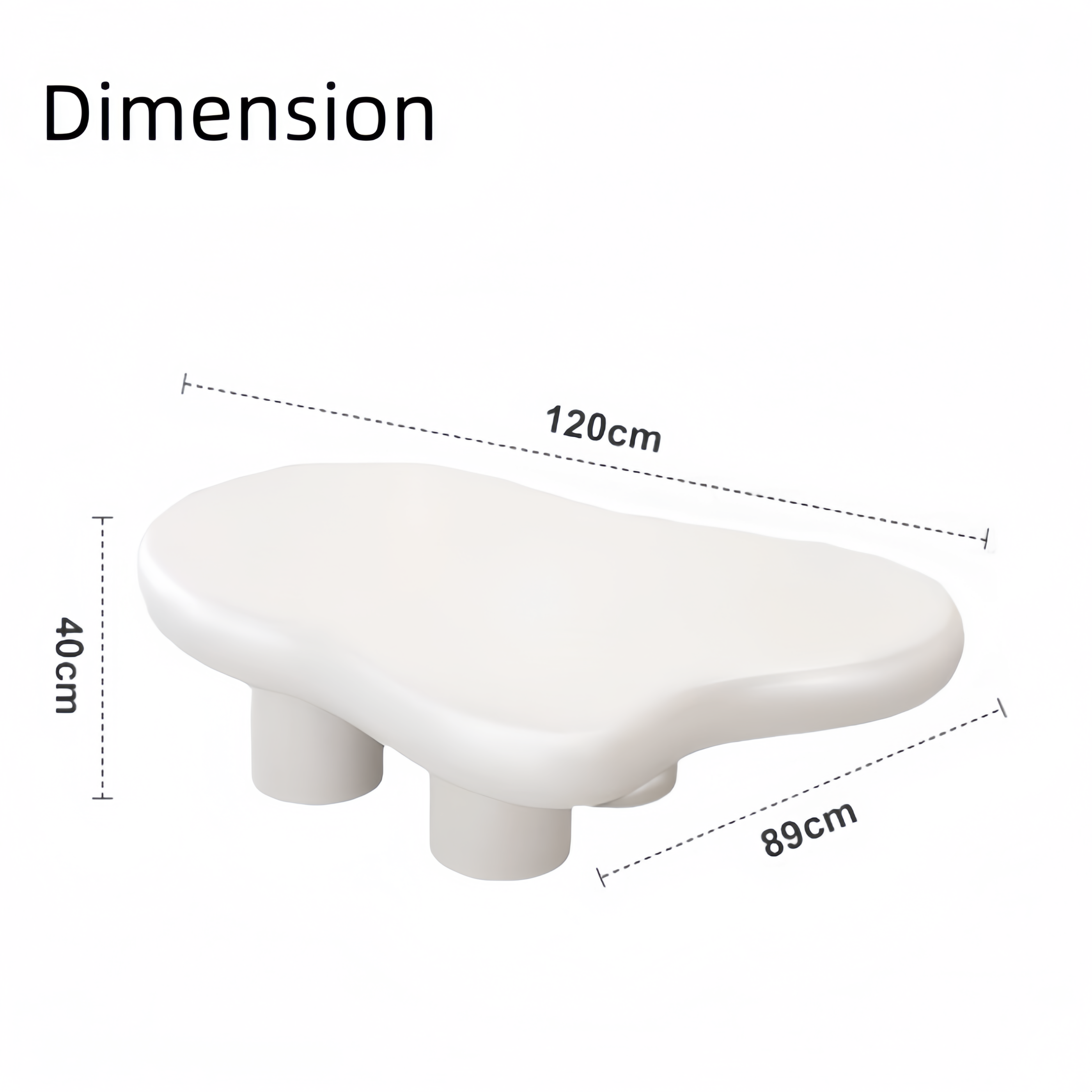 Cloud Marble Modern Coffee Table